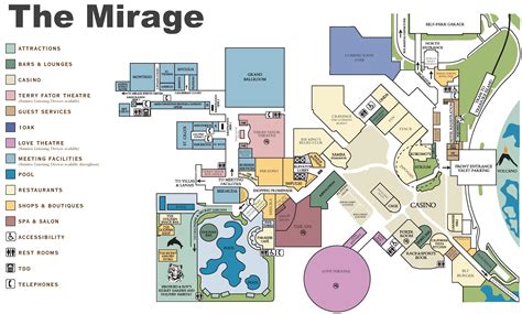 mirage casino map!